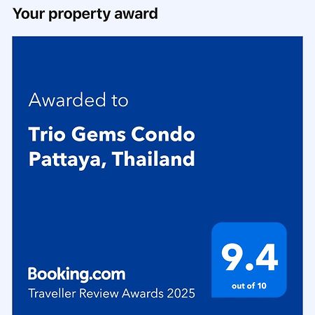 Trio Gems Condo Pattaya, Thailand Jomtien Beach Exterior photo